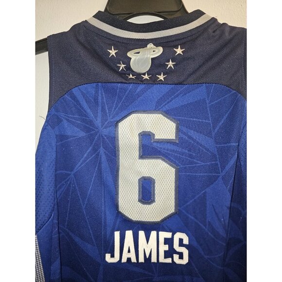 Authentic Adidas Lebron James 2011 All-Star Game Swingman Jersey KidL Miami Heat - Picture 6 of 16